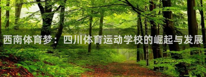 3377体育官网下载：西南体育梦：四川体育运动学校的